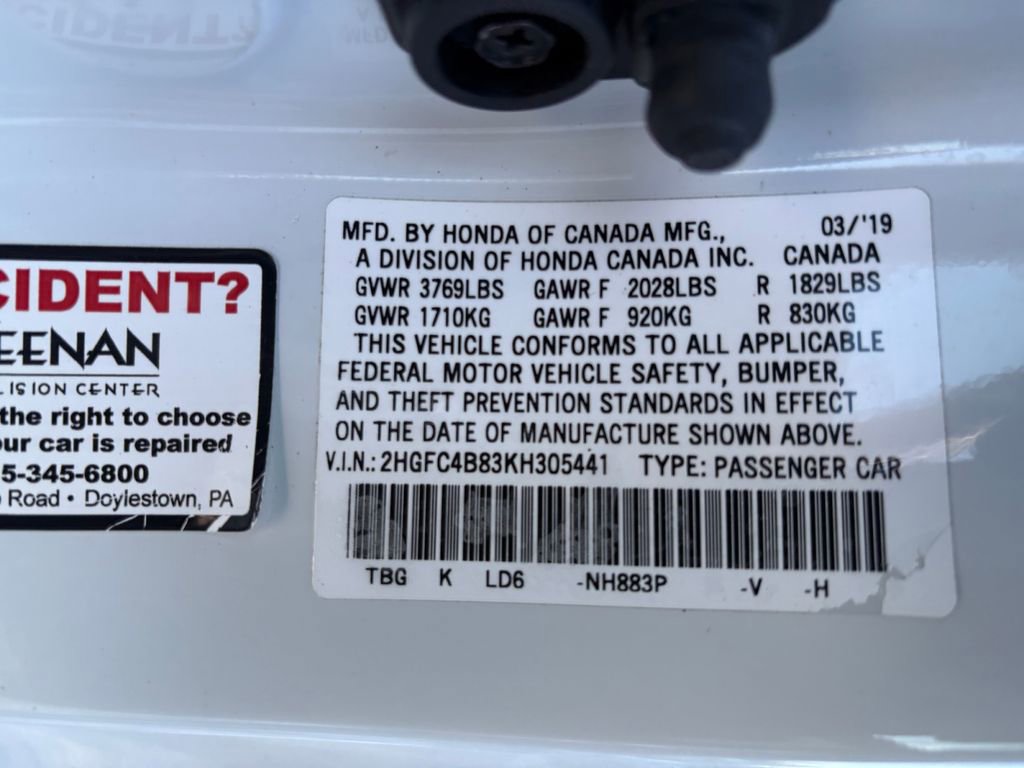 Used 2019 Honda Civic Sport image 29