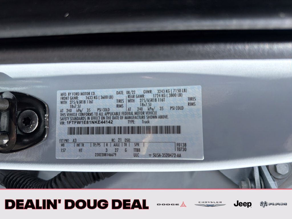 Used 2022 Ford F150 Lariat AWD/4WD image 29