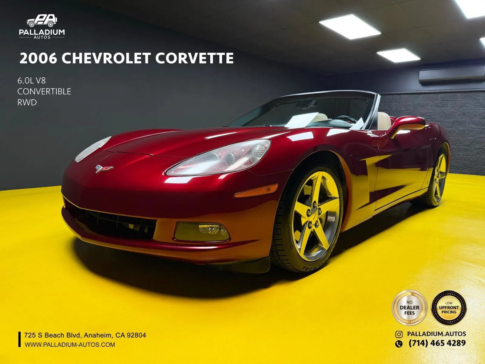 Used 2006 Chevrolet Corvette Coupe w/ Preferred Equipment Group RWD image 1