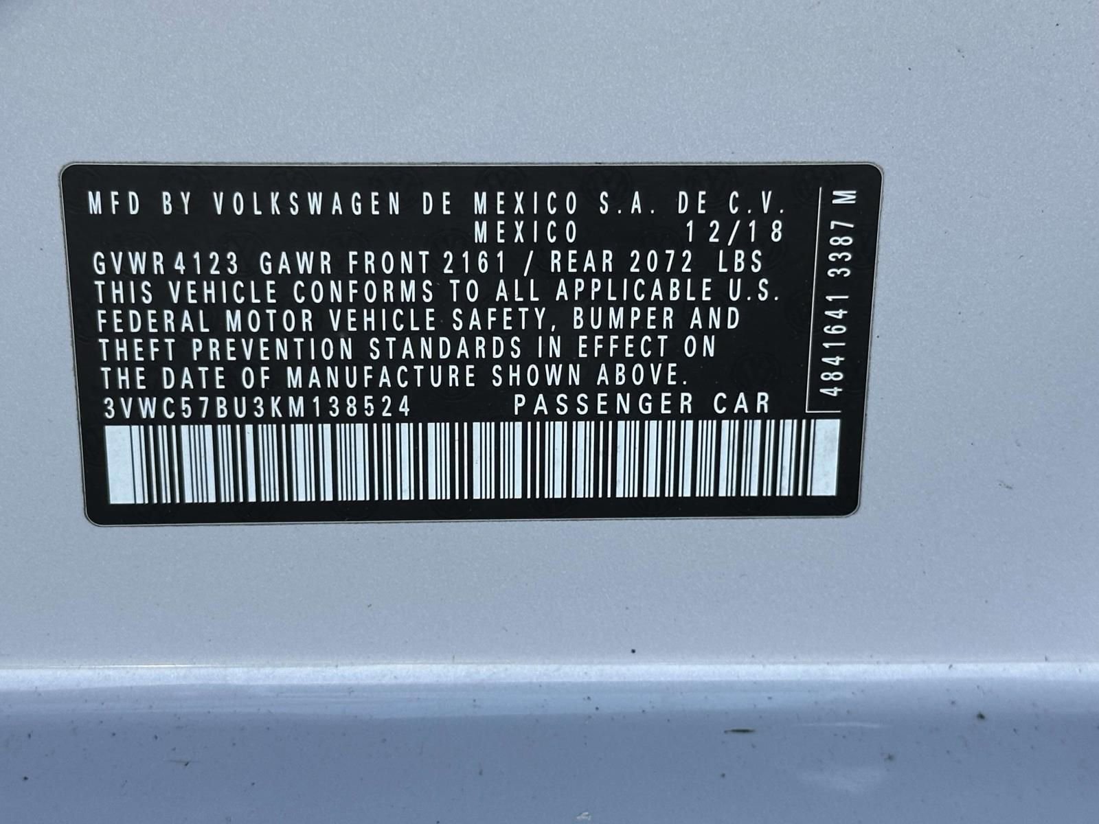 Used 2019 Volkswagen Jetta SE w/ Cold Weather Package FWD image 26