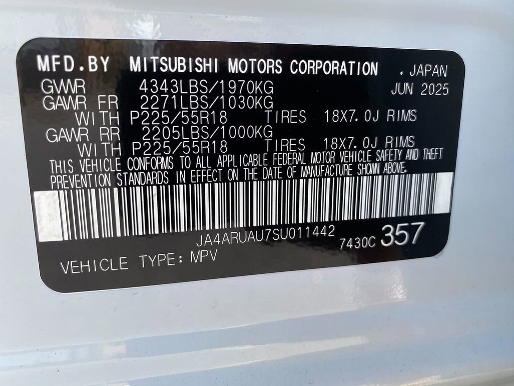 New 2025 Mitsubishi Outlander Sport ES image 32