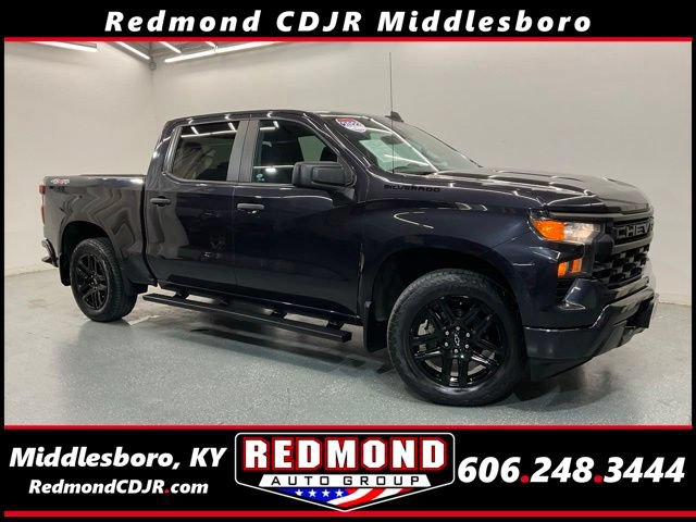 Used 2023 Chevrolet Silverado 1500 Custom w/ LPO, Dark Essentials Package AWD/4WD image 1