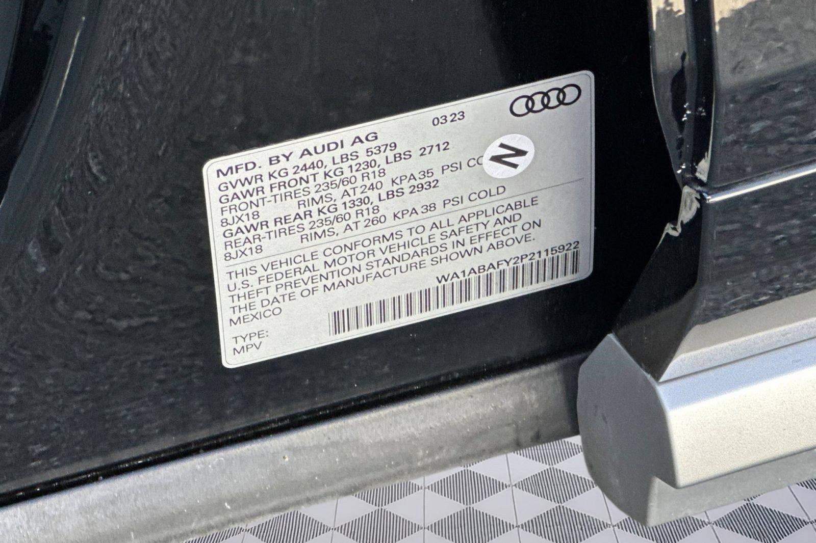 Used 2023 Audi Q5 2.0T Premium w/ Convenience Package AWD/4WD image 27