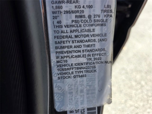 Certified 2022 RAM 1500 Big Horn image 43