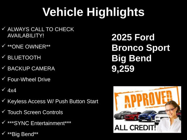 Used 2025 Ford Bronco Sport Big Bend AWD/4WD image 9