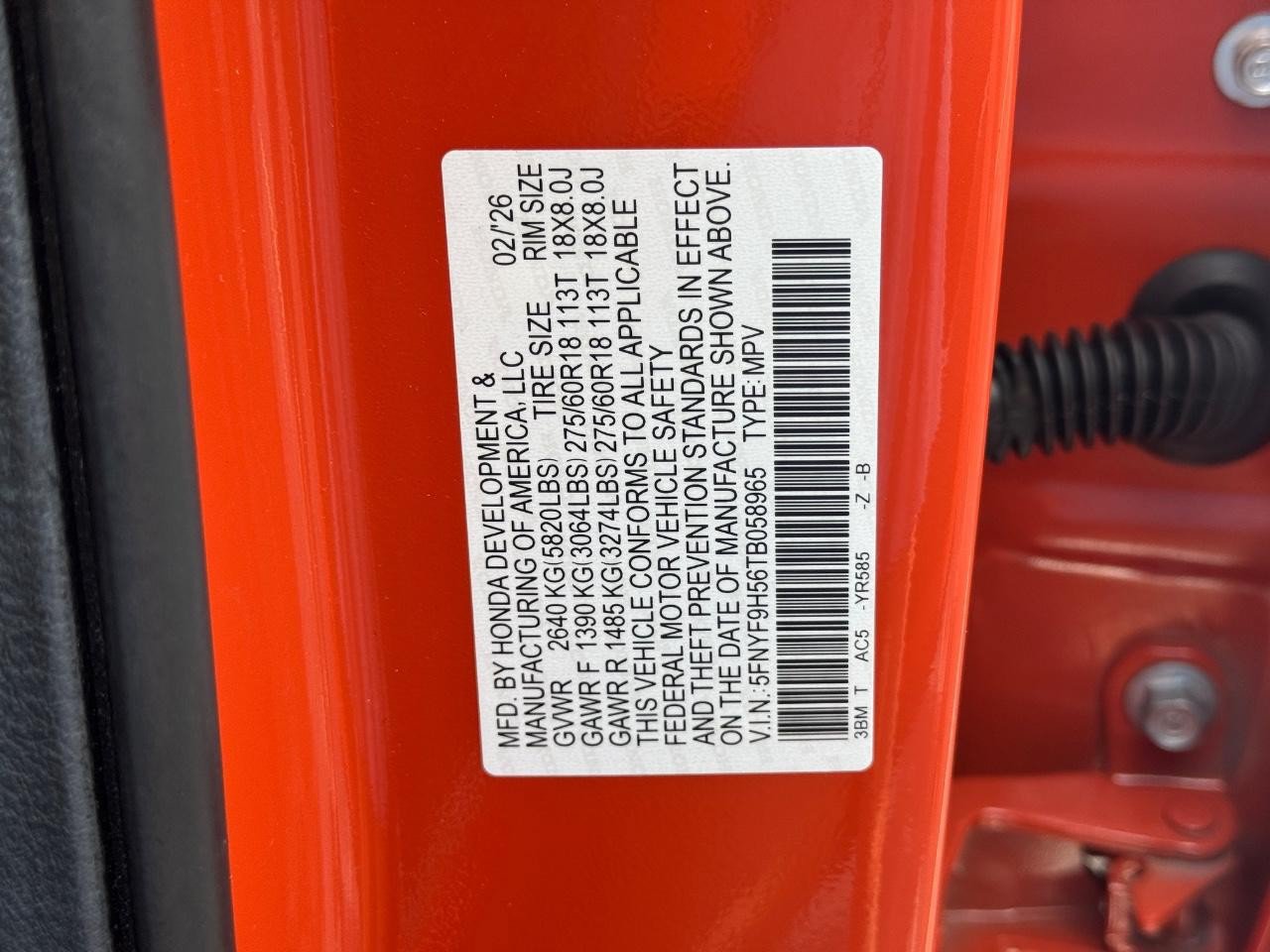 Certified 2026 Honda Passport TrailSport image 29