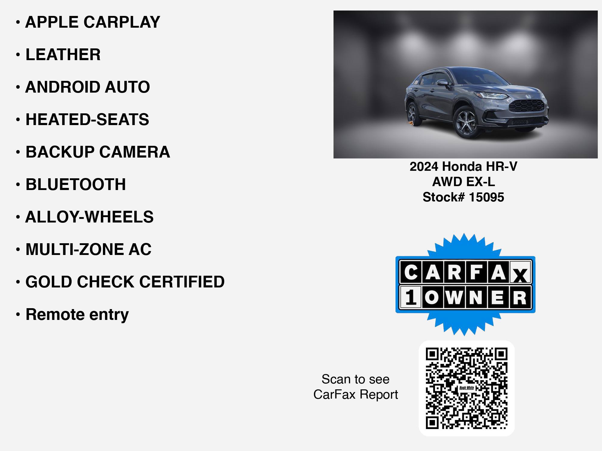 Used 2024 Honda HR-V EX-L image 32