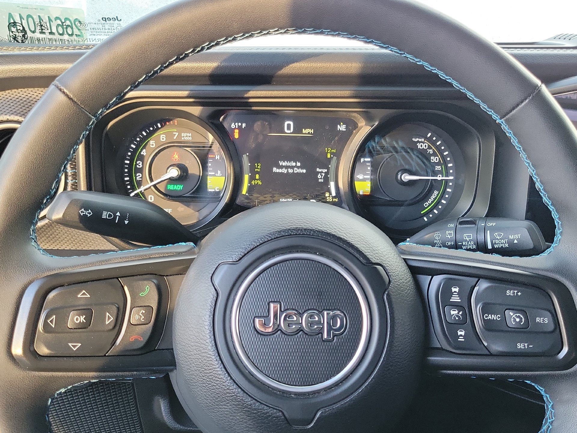 Certified 2024 Jeep Wrangler Unlimited Rubicon 4xe w/ Technology Group AWD/4WD image 9