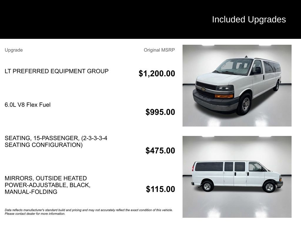Used 2019 Chevrolet Express 3500 LT w/ LT Preferred Equipment Group RWD image 7