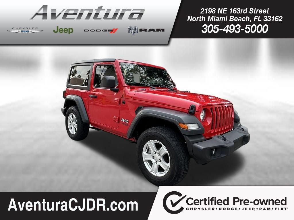 Certified 2019 Jeep Wrangler Sport AWD/4WD 360° Tour