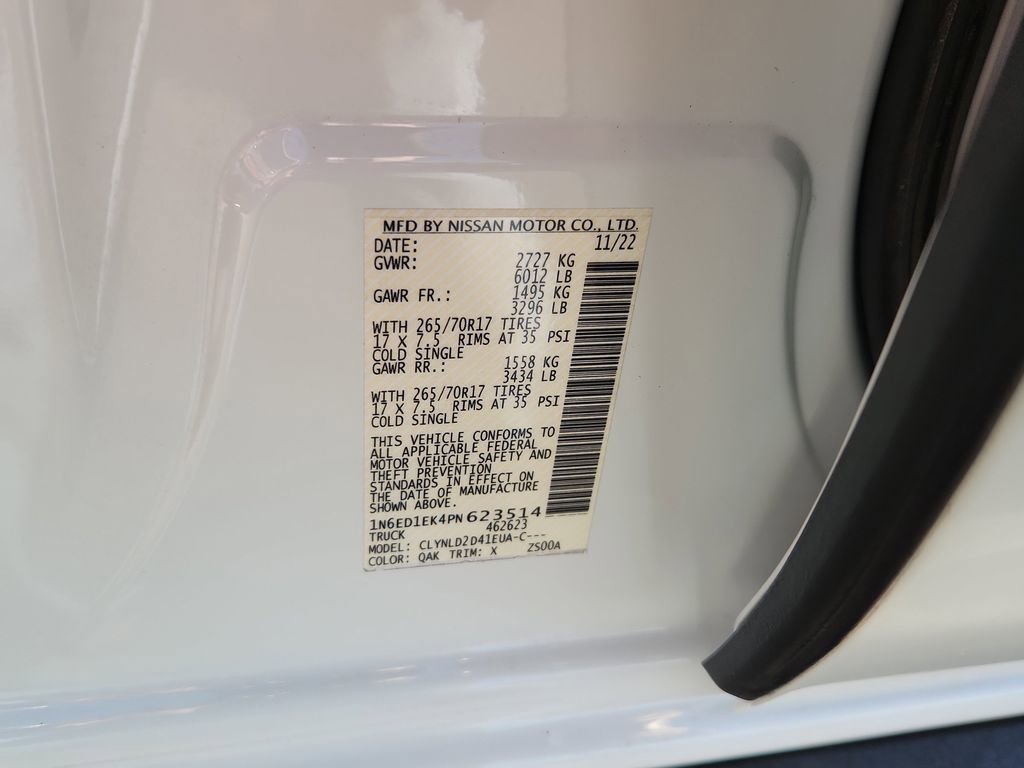 Used 2023 Nissan Frontier PRO-4X w/ Pro Convenience Package image 21