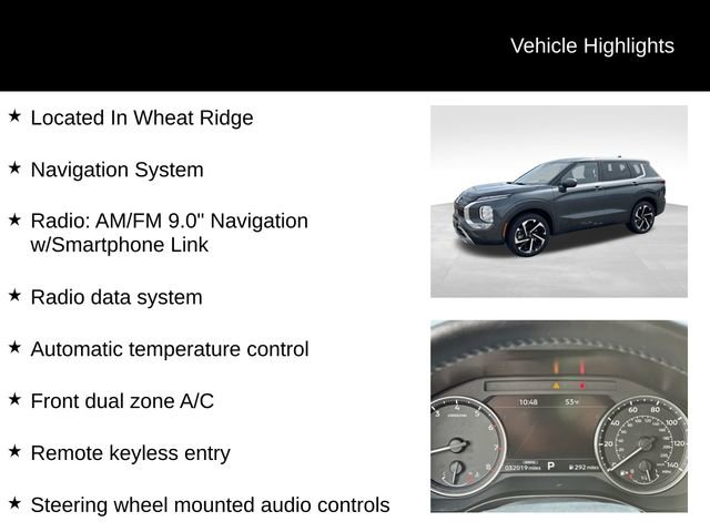 Used 2024 Mitsubishi Outlander SE Black Edition image 7