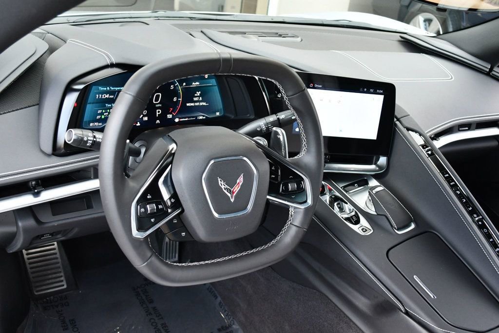 Used 2024 Chevrolet Corvette Stingray Coupe w/ Chrome Exterior Badge Package RWD image 12