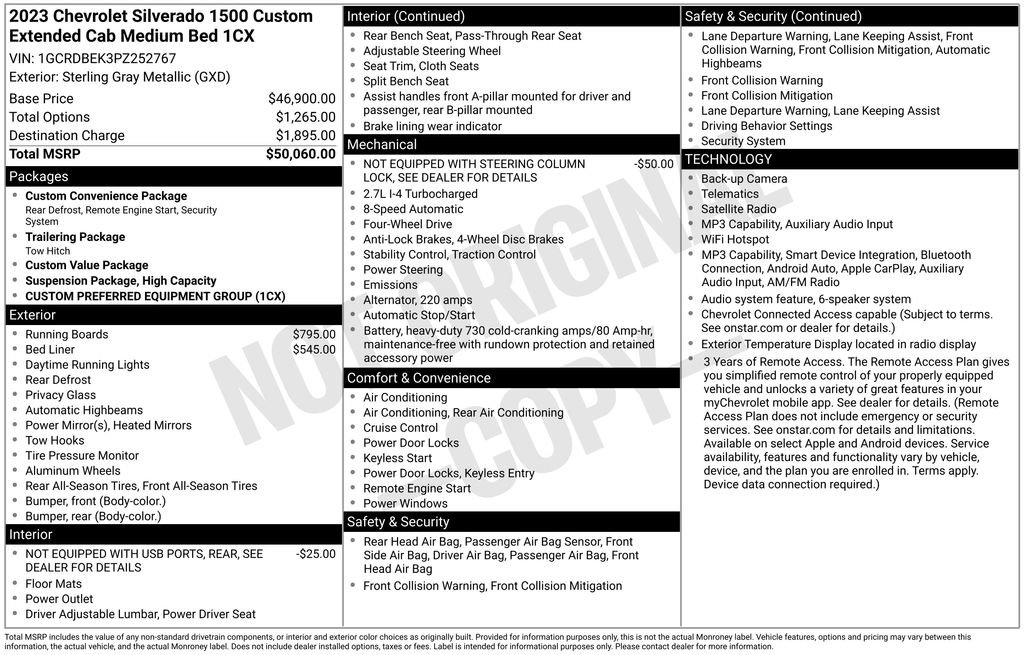 Used 2023 Chevrolet Silverado 1500 Custom AWD/4WD image 33