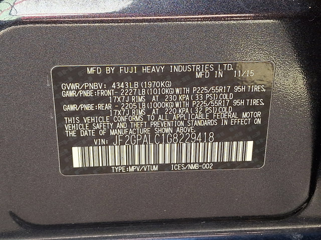 Used 2016 Subaru Crosstrek 2.0i Limited image 26