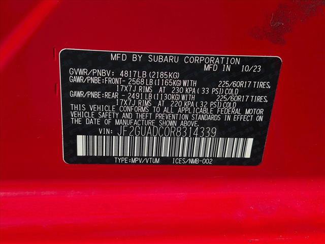 Certified 2024 Subaru Crosstrek 2.0i Premium AWD/4WD image 23