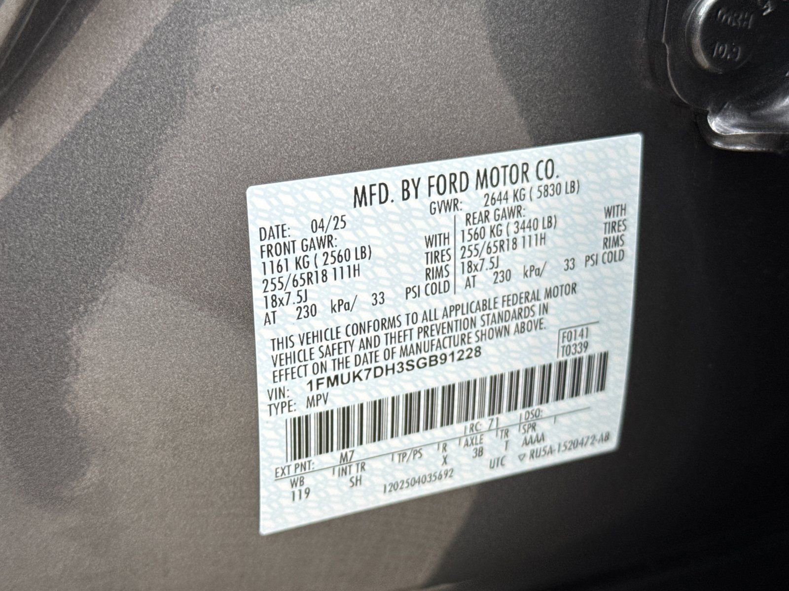 Used 2025 Ford Explorer Active w/ Active Comfort Package image 37