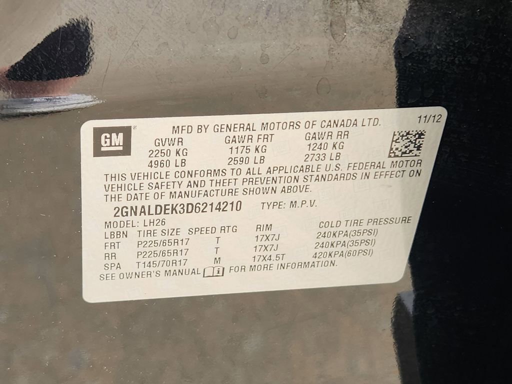 Used 2013 Chevrolet Equinox LT w/ Driver Convenience Package image 37