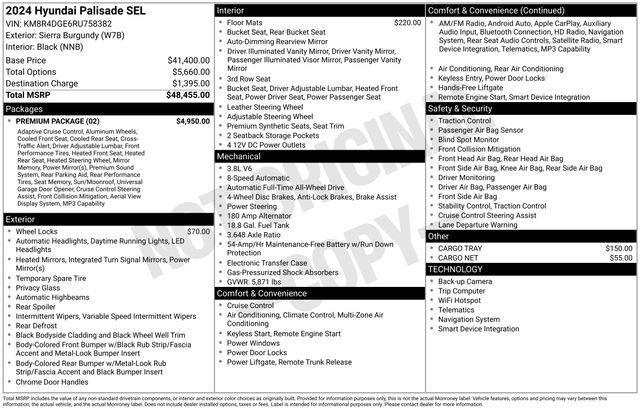 Used 2024 Hyundai Palisade SEL w/ Premium Package image 25