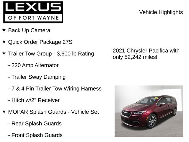 Used 2021 Chrysler Pacifica Pinnacle AWD/4WD image 7