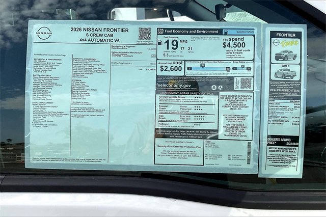 New 2026 Nissan Frontier S image 17