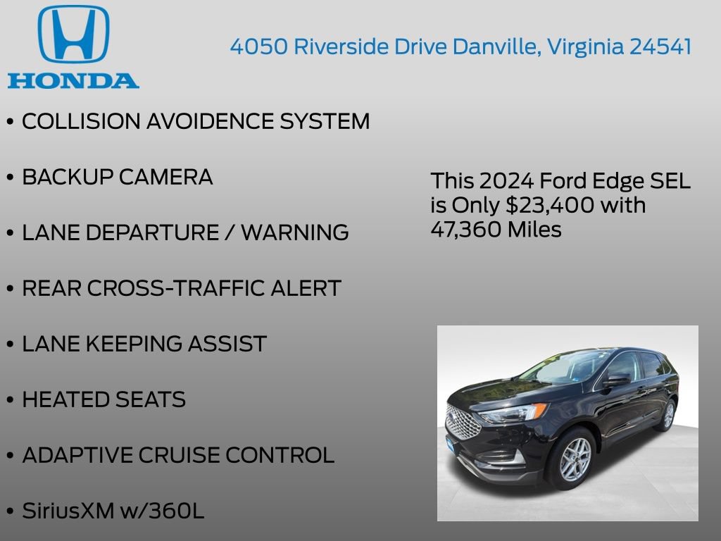 Used 2024 Ford Edge SEL AWD/4WD image 12