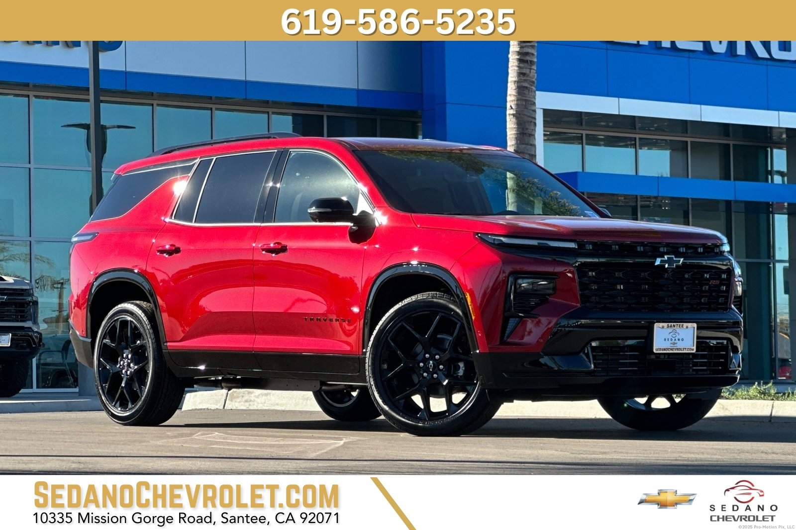 New 2026 Chevrolet Traverse RS w/ LPO, Illumination Package