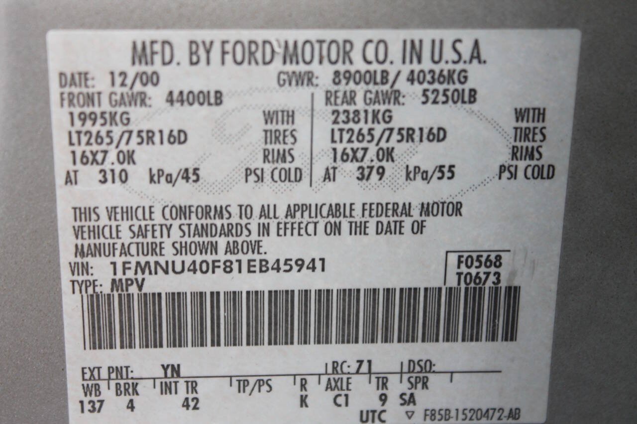 Used 2001 Ford Excursion XLT RWD image 10