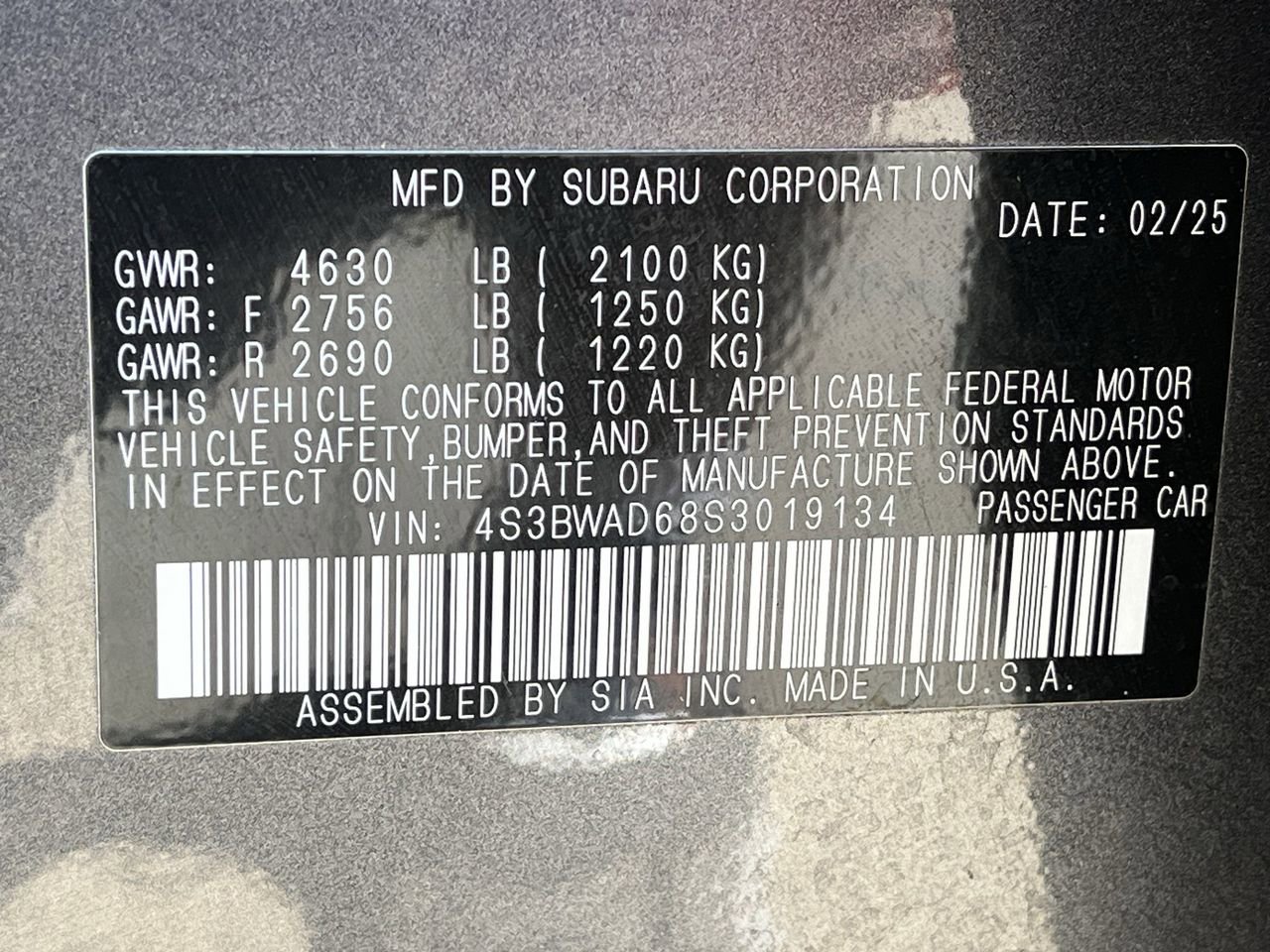 Used 2025 Subaru Legacy Premium AWD/4WD image 28