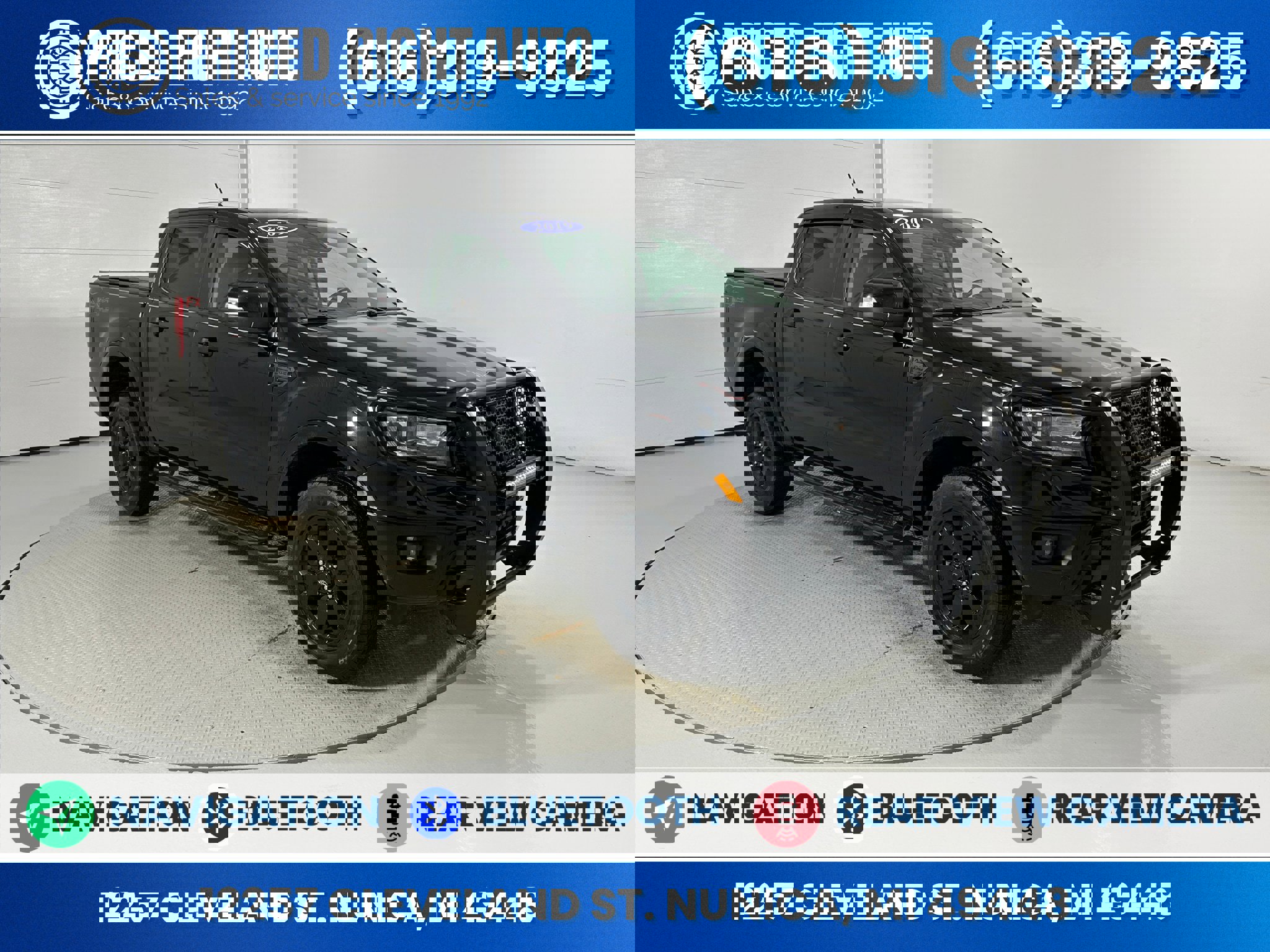 Used 2019 Ford Ranger Lariat w/ Black Appearance Package image 1