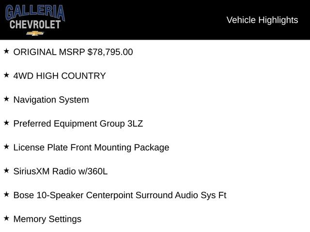 Certified 2022 Chevrolet Tahoe High Country AWD/4WD image 5