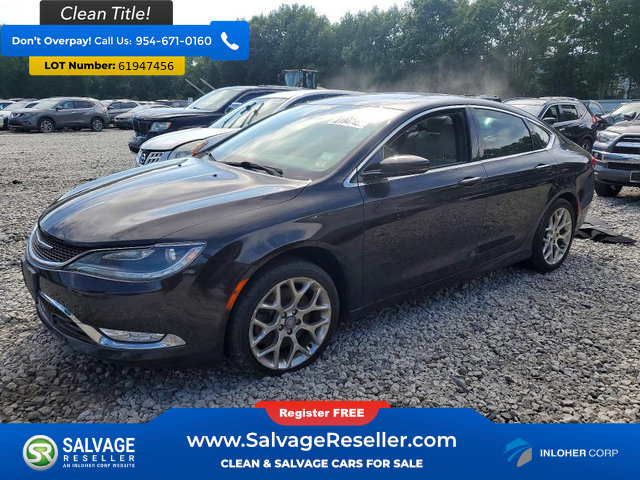 Used 2015 Chrysler 200 C w/ Navigation & Sound Group I