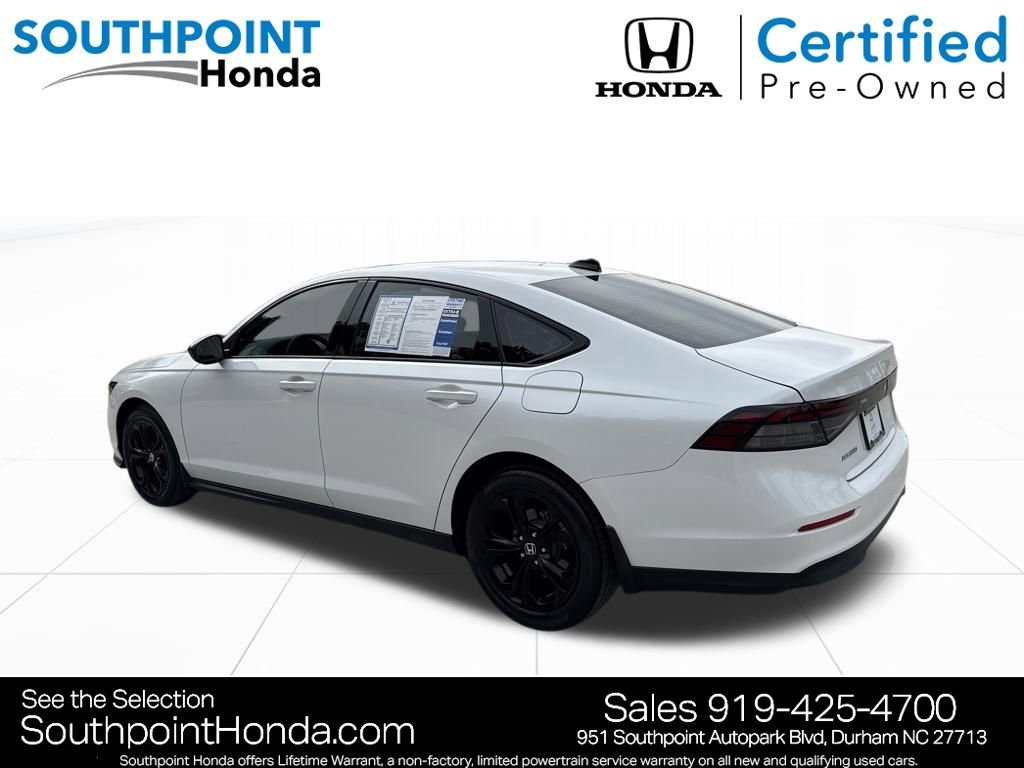 Certified 2025 Honda Accord SE image 6