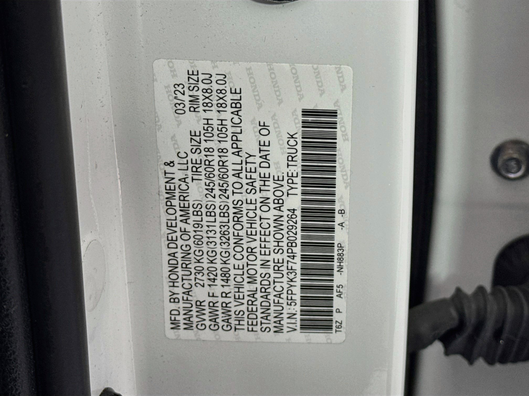 Certified 2023 Honda Ridgeline RTL-E image 33