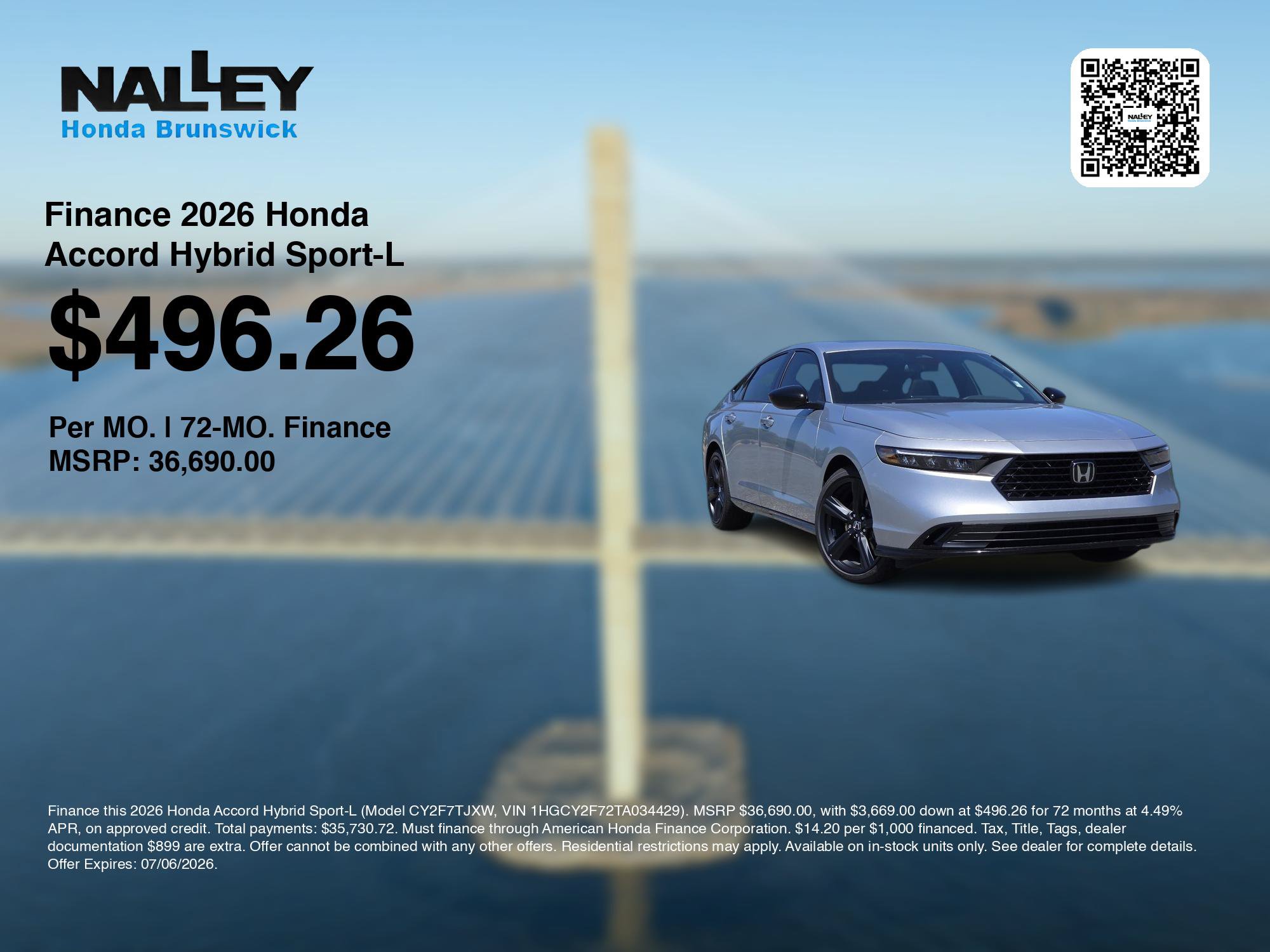New 2026 Honda Accord Sport image 7
