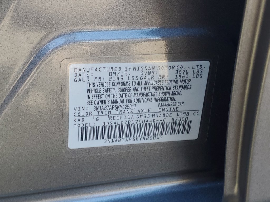 Used 2019 Nissan Sentra SV FWD image 33