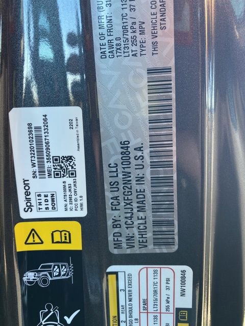 Used 2022 Jeep Wrangler Unlimited Rubicon w/ Xtreme Recon 35" Tire Package image 49