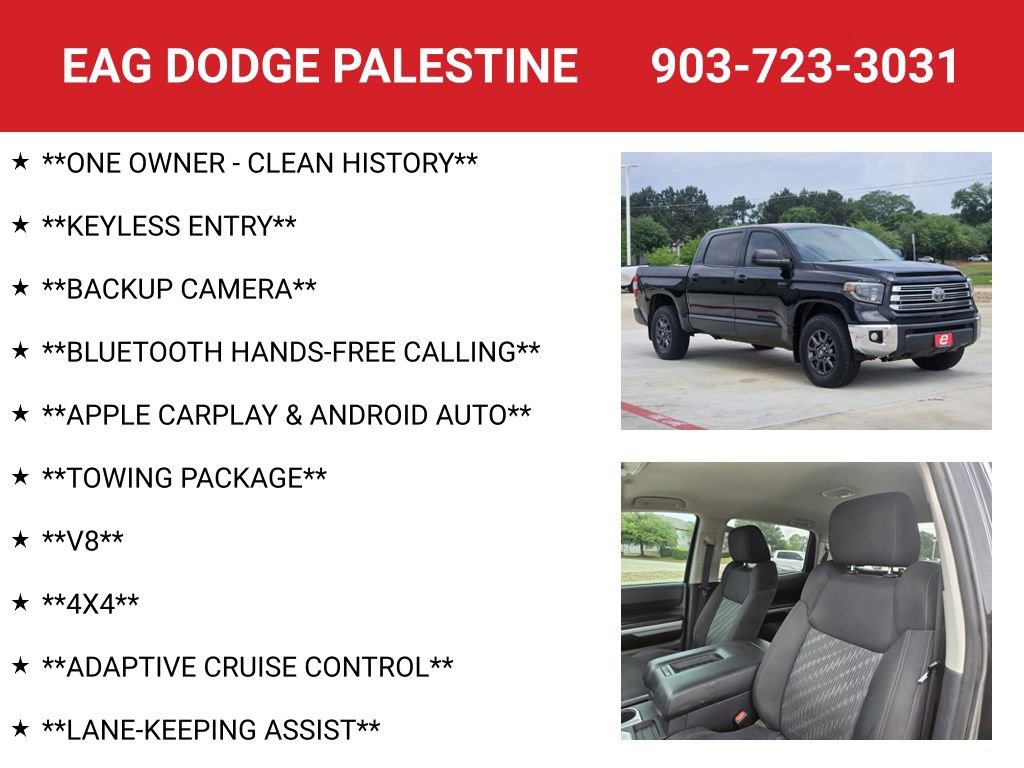 Used 2021 Toyota Tundra SR5 w/ Trail Edition AWD/4WD image 4