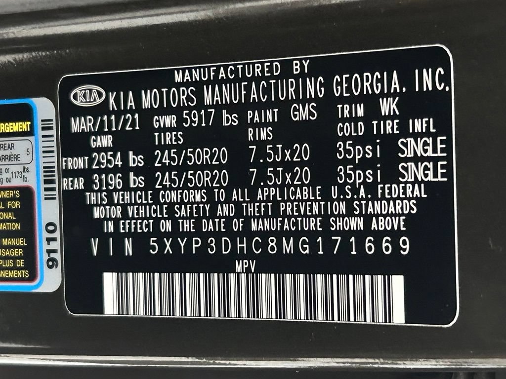 Used 2021 Kia Telluride EX w/ EX Premium Package AWD/4WD image 25