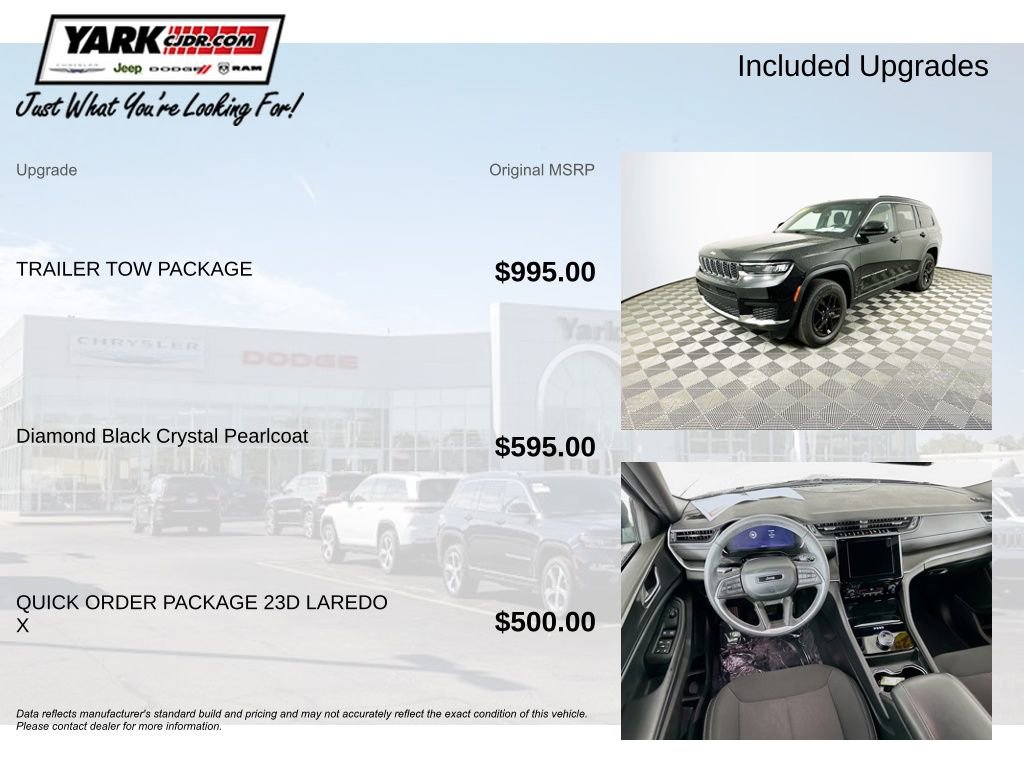 Certified 2025 Jeep Grand Cherokee L Laredo w/ Trailer Tow Package image 5