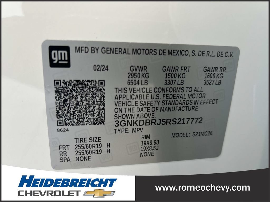 Used 2024 Chevrolet Blazer EV LT AWD/4WD image 8