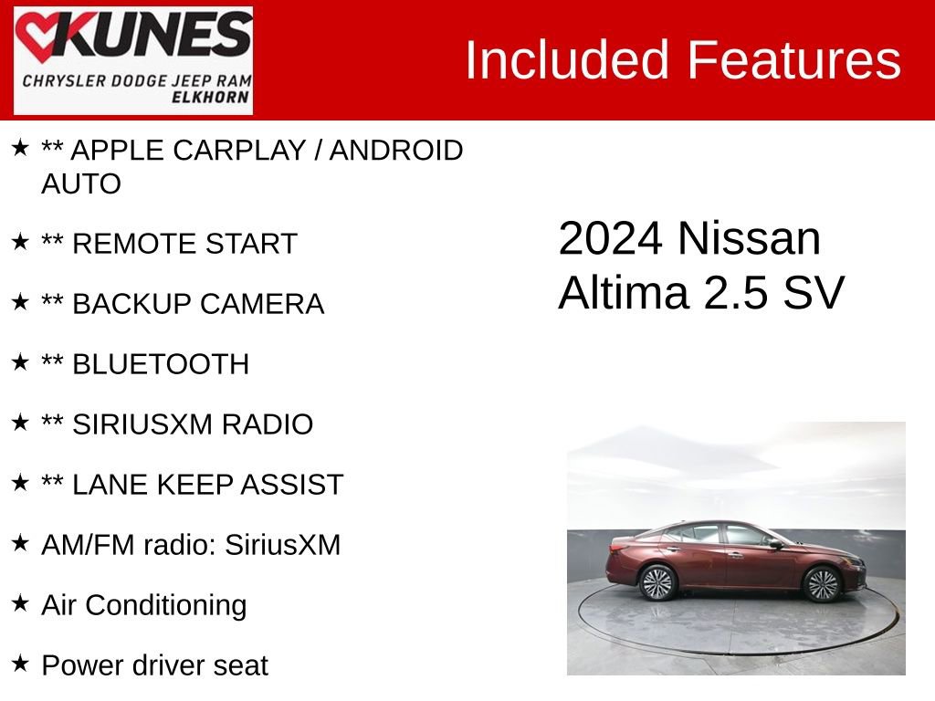Used 2024 Nissan Altima 2.5 SV image 3