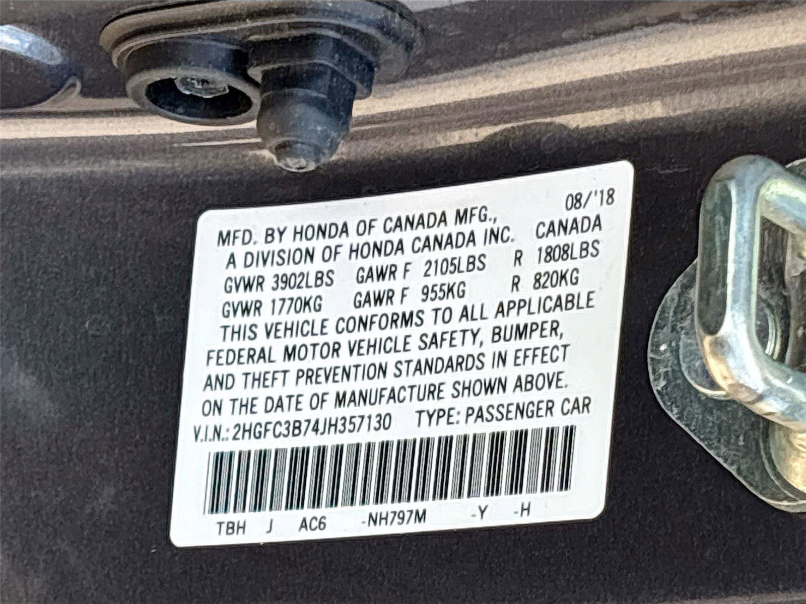 Used 2018 Honda Civic EX-L image 31