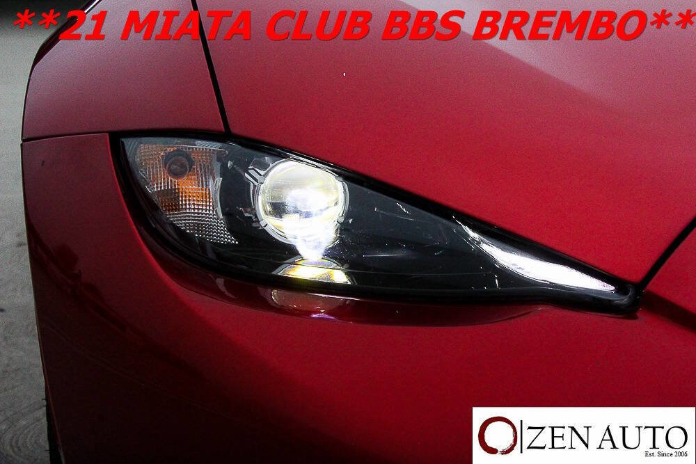 Used 2021 MAZDA MX-5 Miata Club w/ Brembo/BBS Recaro Package image 38