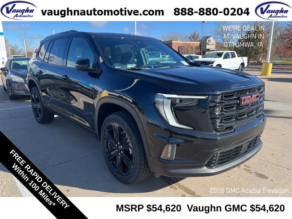 New 2026 GMC Acadia Elevation