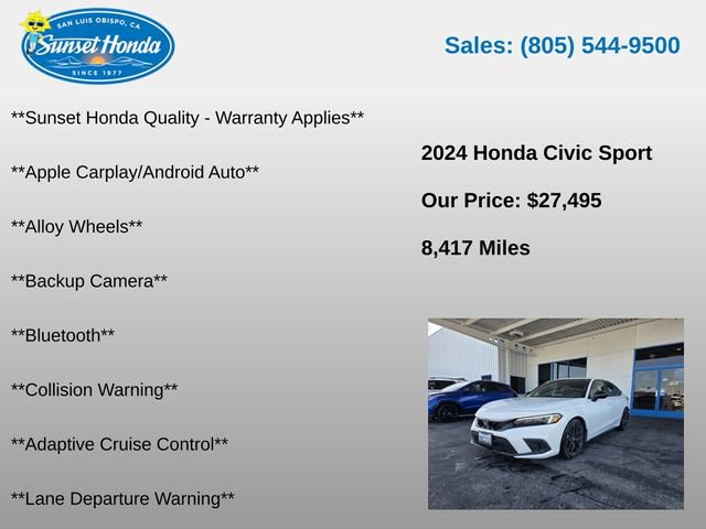 Used 2024 Honda Civic Sport image 5