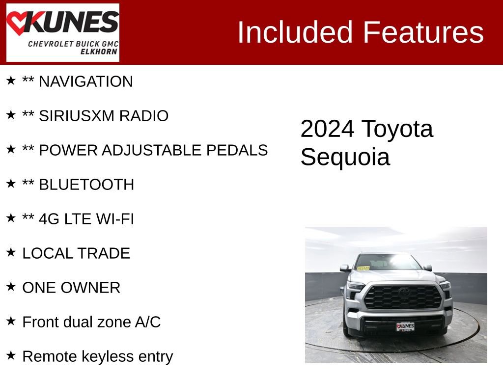 Used 2024 Toyota Sequoia Platinum image 3