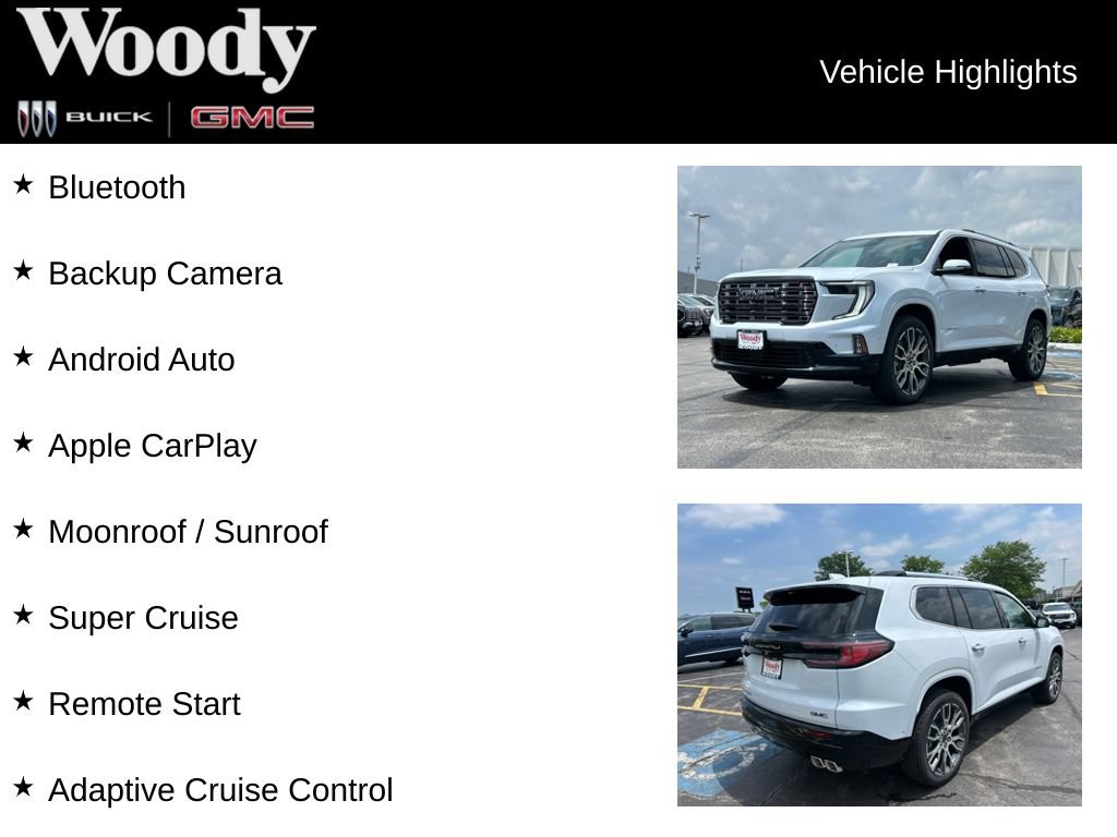 New 2026 GMC Acadia Denali Ultimate AWD/4WD image 3