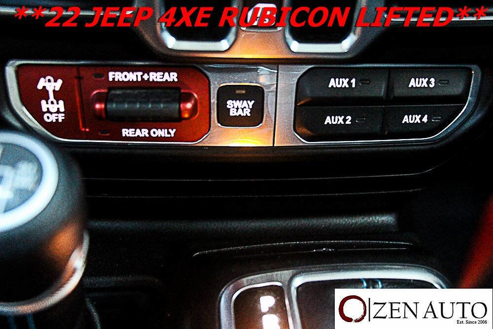 Used 2022 Jeep Wrangler Unlimited Rubicon 4xe w/ Cold Weather Group image 25