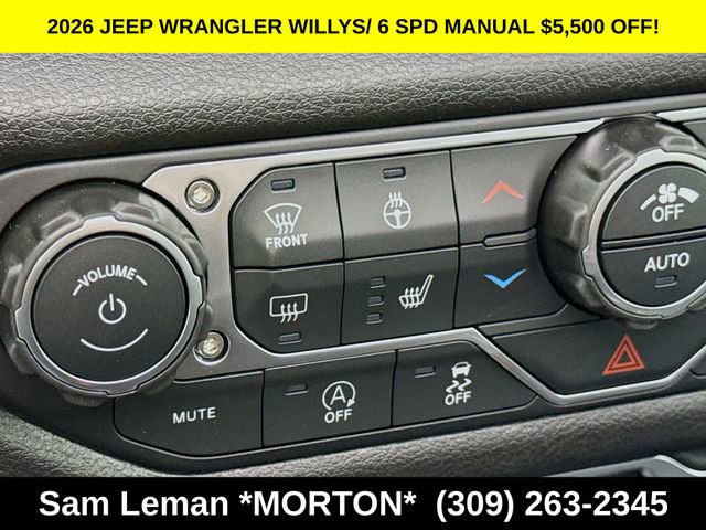 New 2026 Jeep Wrangler Unlimited Sport AWD/4WD image 19